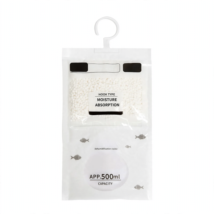Moisture absorber bags for the household
