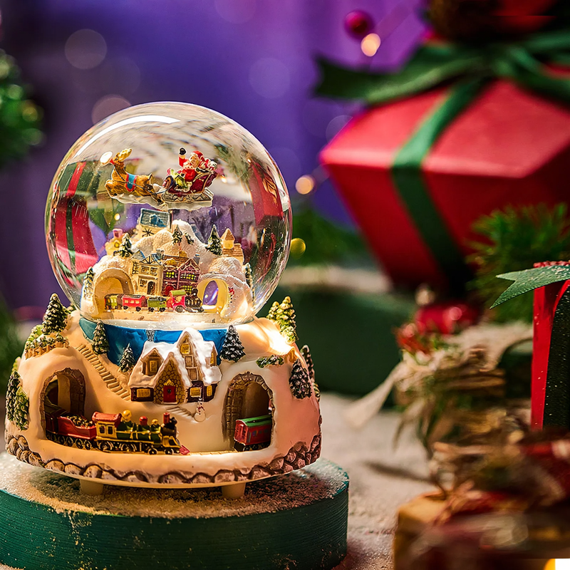 Christmas Train Music Box with Bluetooth
