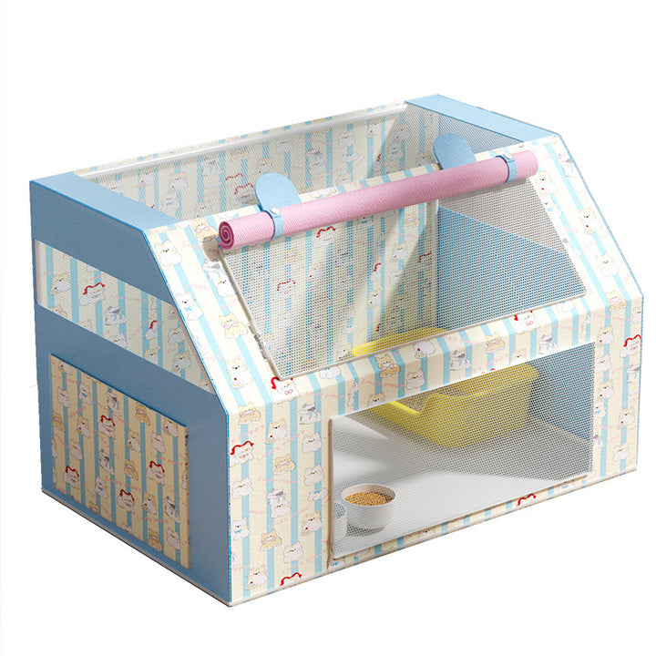 Breathable cat litter box in different sizes