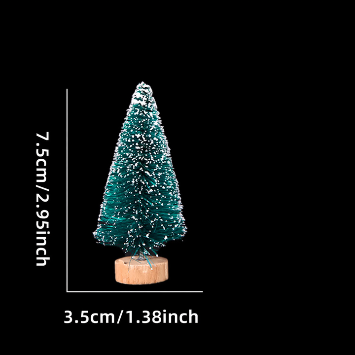 Mini Christmas tree made of sisal, table decoration