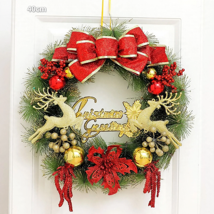 Christmas wreath with lighting option