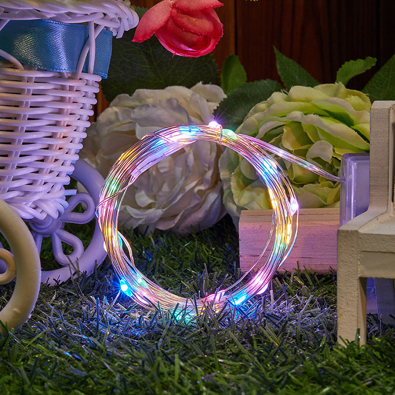 Flexible LED Copper Wire String Lights for Creative Decorations
