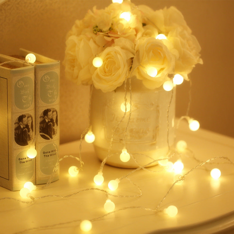 LED string lights with balls, model HS-1120