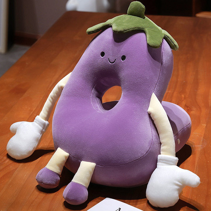 Vegetable cuddle cushion, 25×35 cm