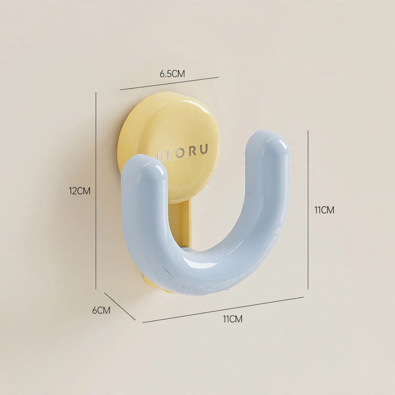 Wall shelf with suction cup for bathroom, model DD2452