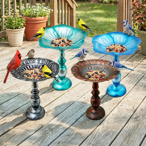 Hanging Bird Feeder Station, House Design, Iron