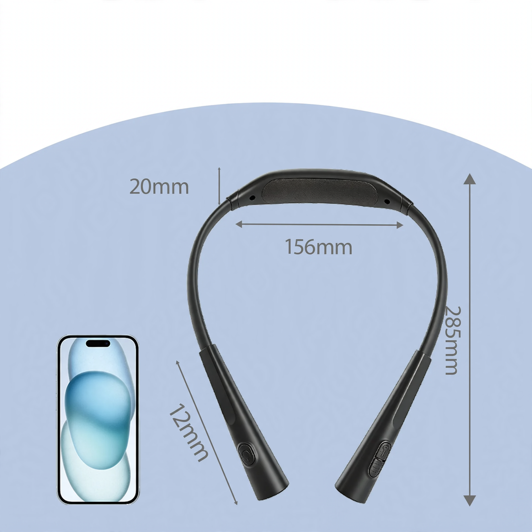 Portable neck reading lamp with 5 brightness levels