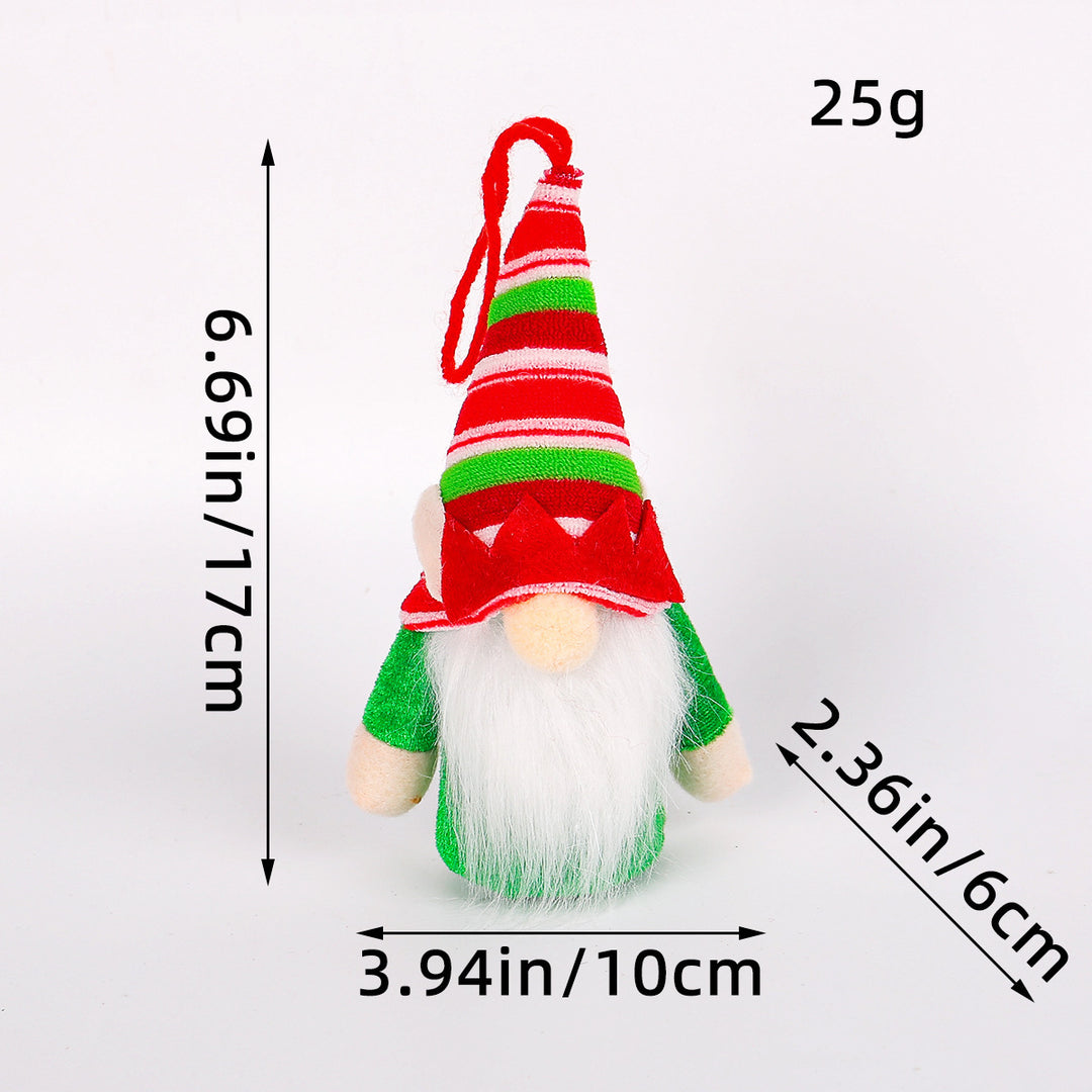 Bright Christmas Elf Figure with Sequins