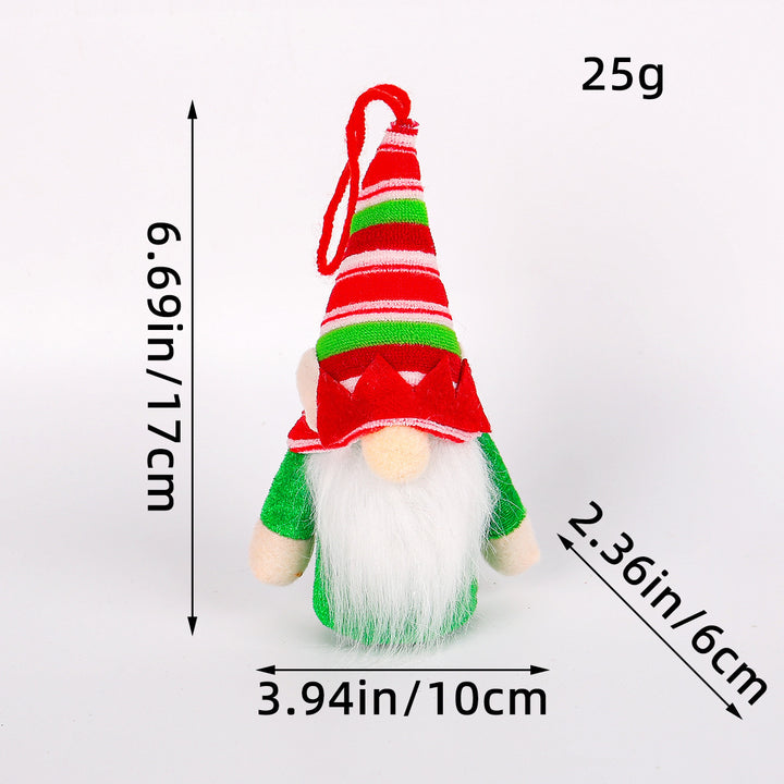 Bright Christmas Elf Figure with Sequins