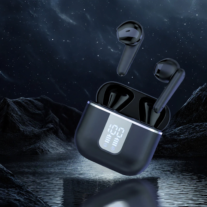 Half-open Bluetooth earbuds, noise cancellation, sports