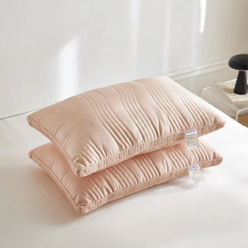 Flat pillow, 48×74 cm, natural silk