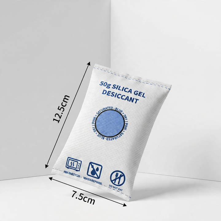 Silica gel with moisture indicator