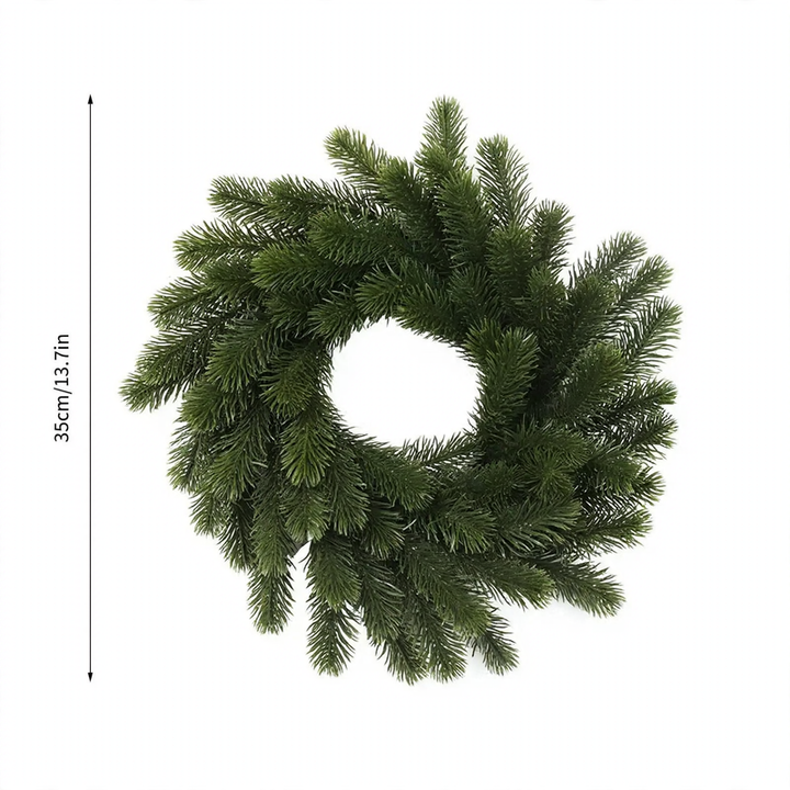 Artificial Christmas wreath made of plastic, 10-30 cm