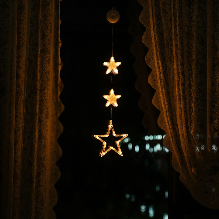 LED Suction Cup Hanging Light for Window Decoration