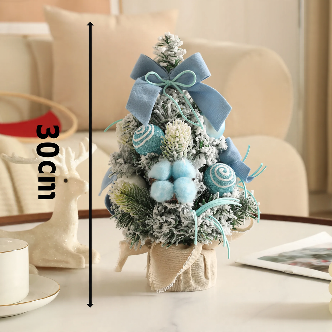 Decorative table Christmas tree sets with lighting