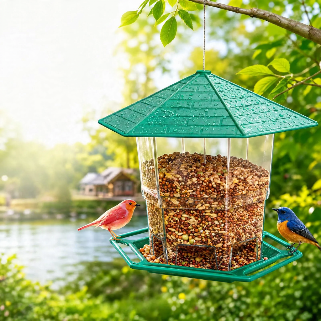 Foldable Bird Feeding Station