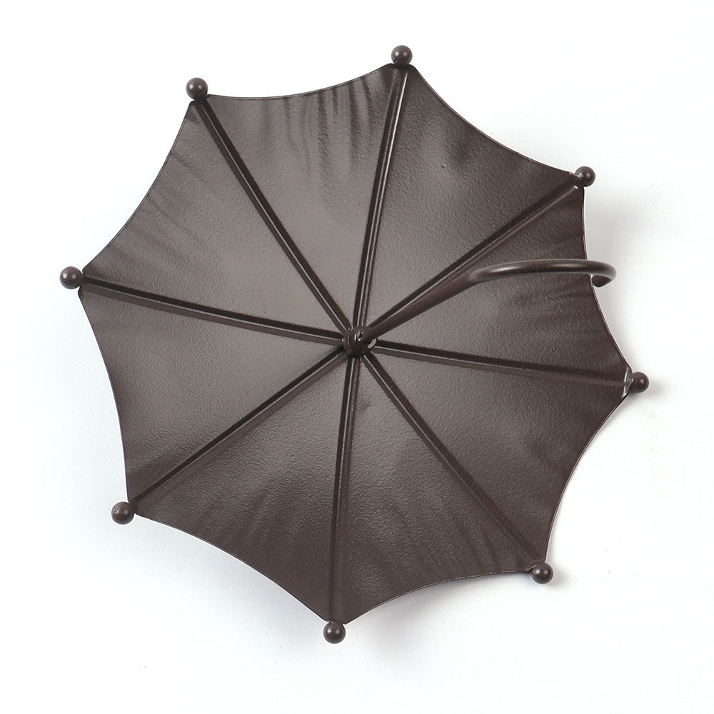 Birdbath made of iron in umbrella shape