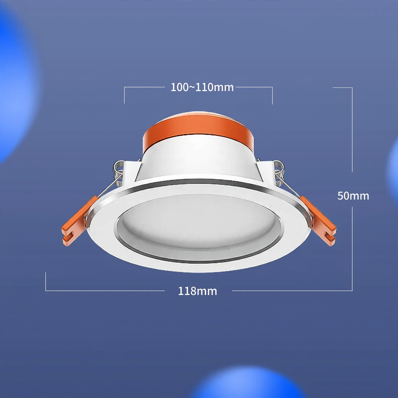 Recessed ceiling light LED, 75–90 mm