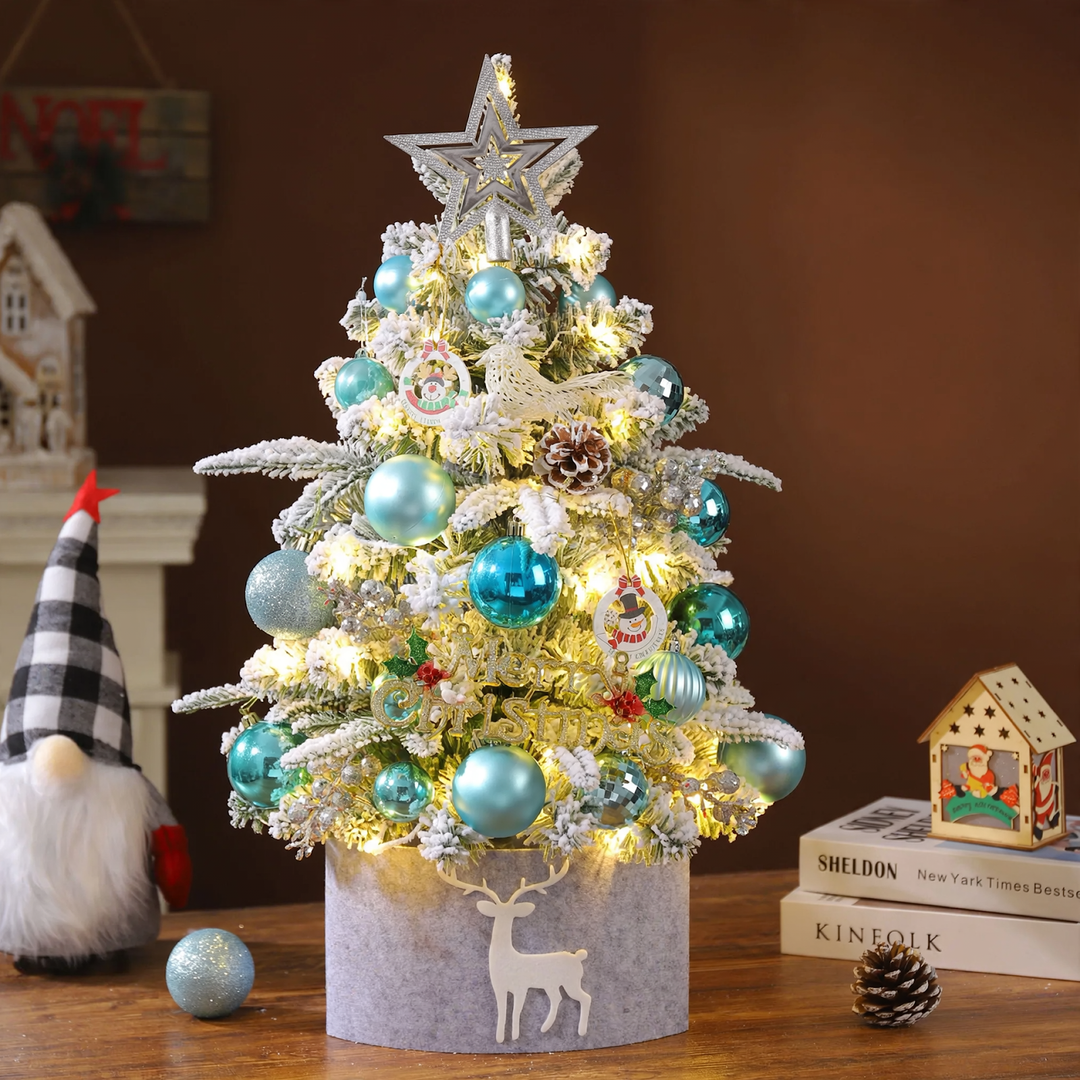 Mini Christmas tree for the table, 45-60 cm, flocked