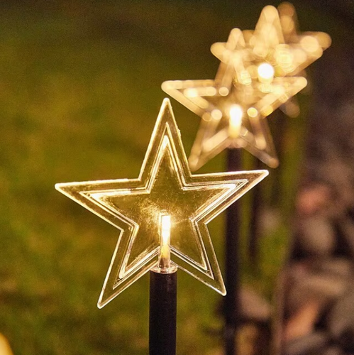 BowLift | SnowGlow - Solar Pathway Lights for festive outdoor charm