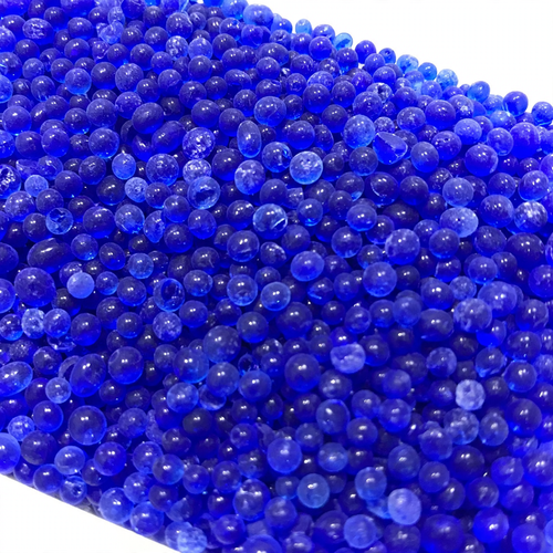 Blue silica gel desiccant, 2.5 kg