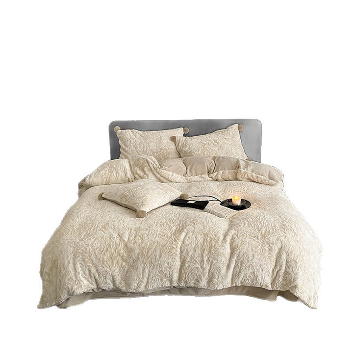 Milk fiber bedding set, 4-piece, winter