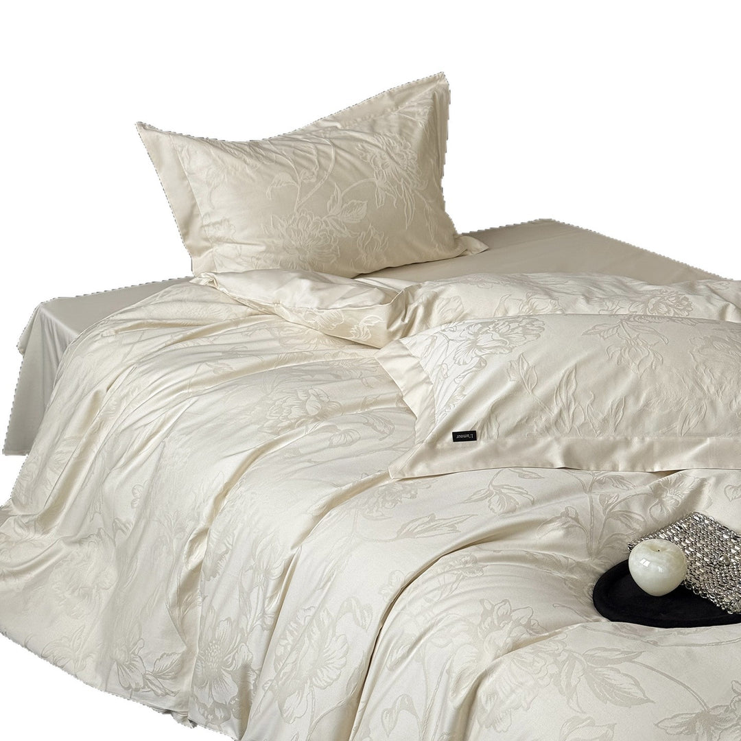 Long-staple cotton bedding set, 4-piece
