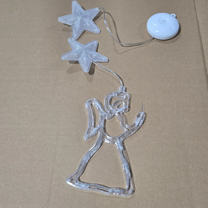 LED window decoration light with suction cup