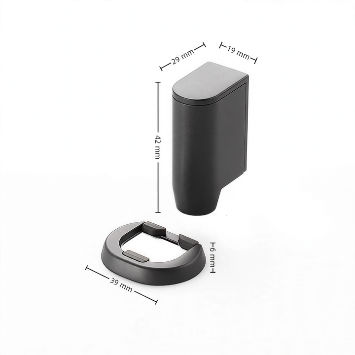 Adjustable door stop made of zinc alloy