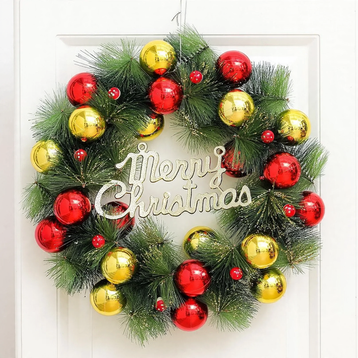 Christmas wreath with lighting option
