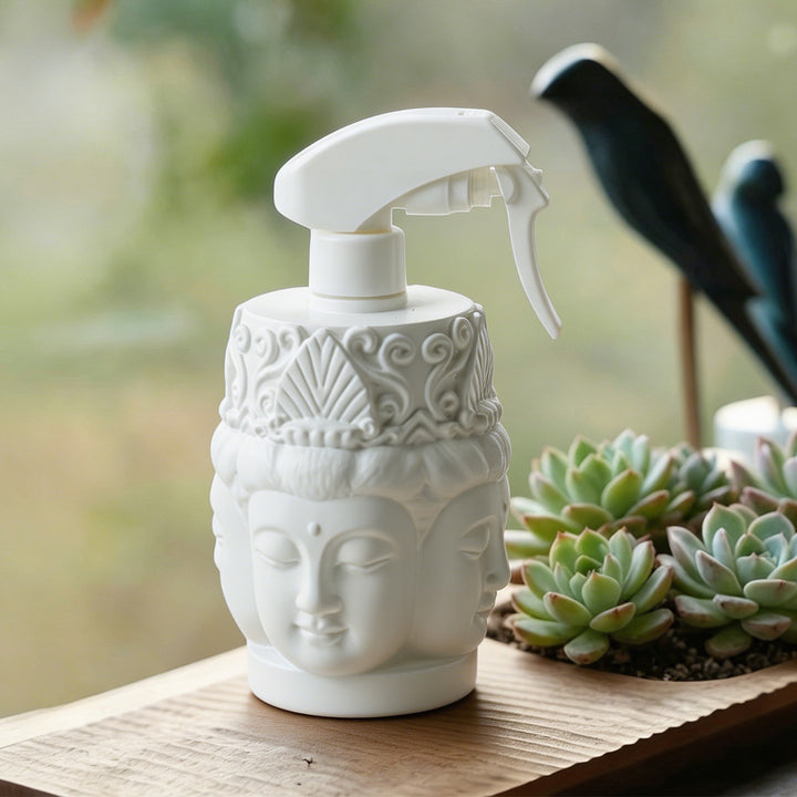 Pressure sprayer for plants, Buddha shape