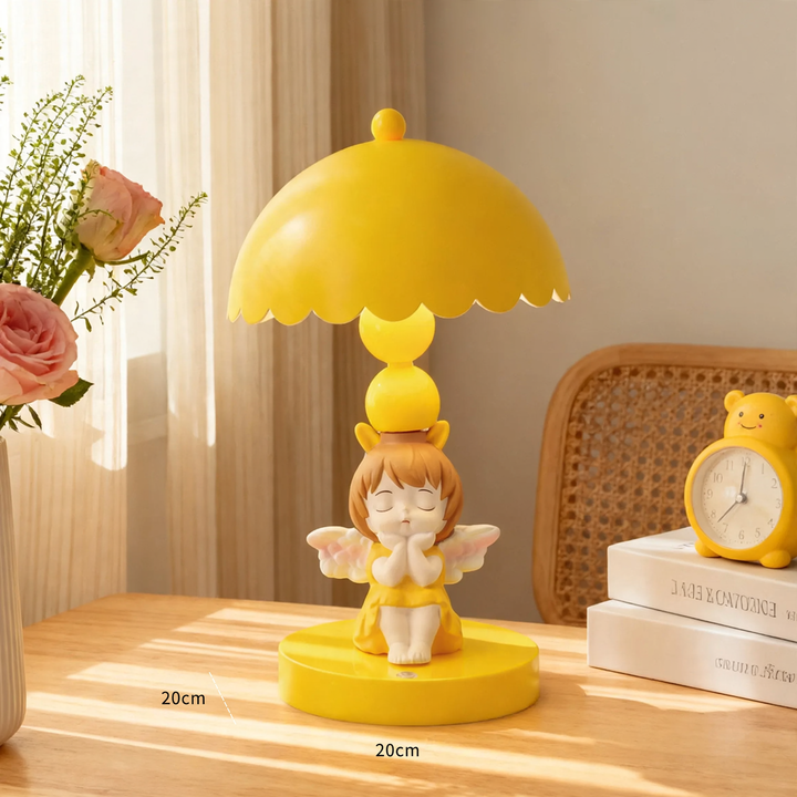 Angel table lamp, bedside lamp, 3-level dimmable