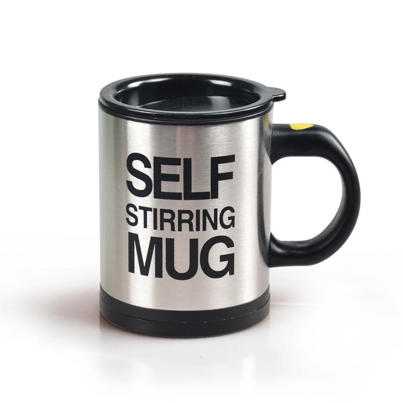 BowLift | 1Pcs Automatic Plain Mixing coffee Tea cup Mugs Drinkware Lazy Self strring mug button high quality Pressing