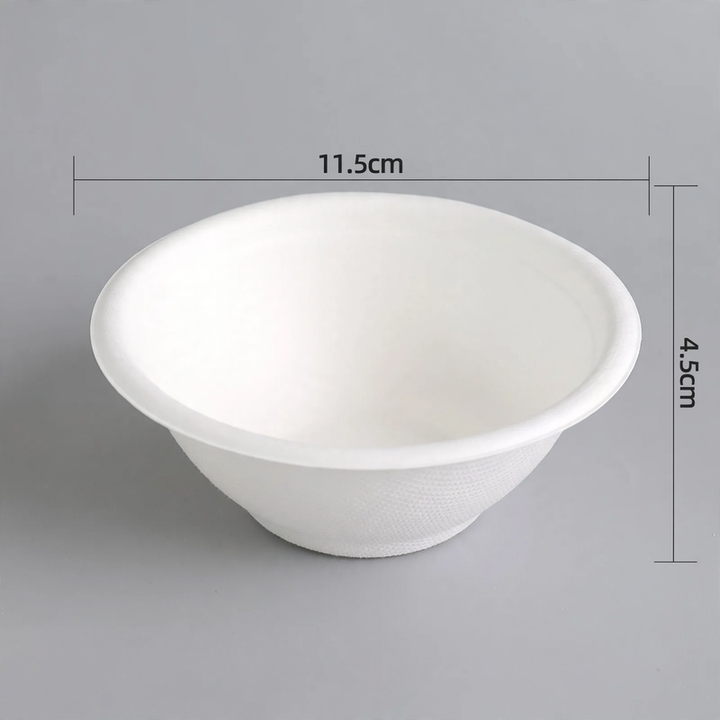 Disposable paper container, biodegradable