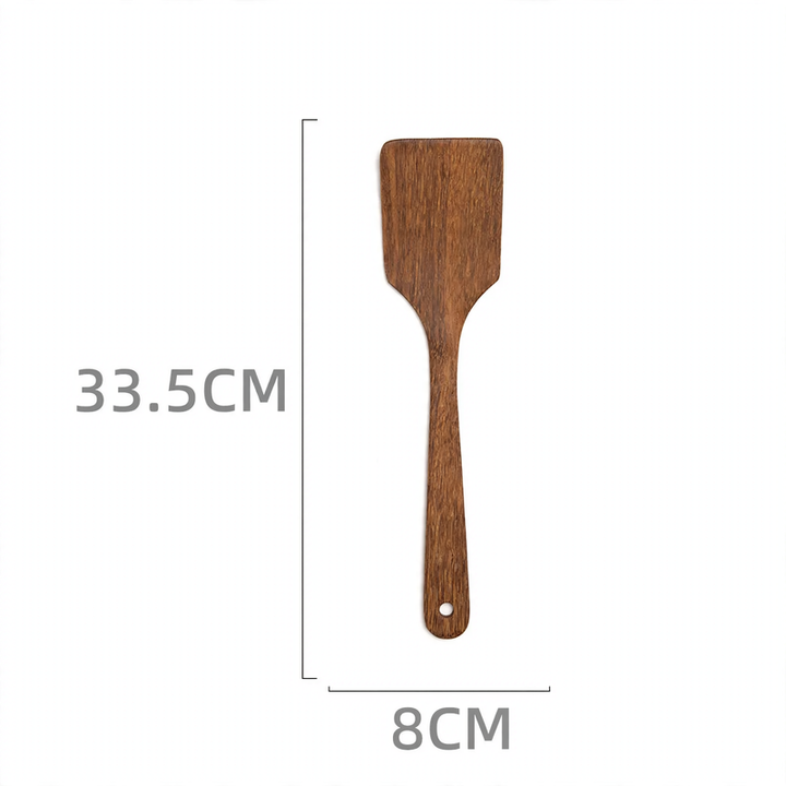 Wooden cooking utensils, various shapes