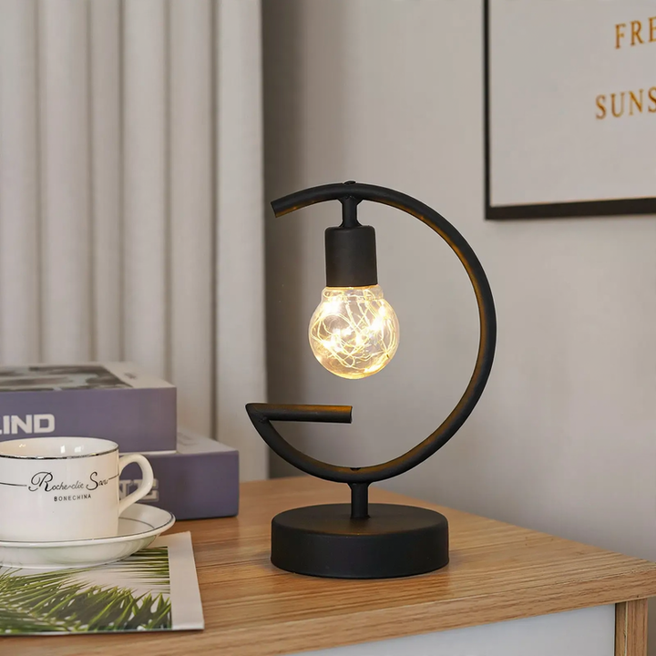Decorative LED light objects made of metal