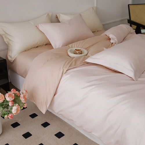Long-staple cotton bedding set, 4-piece