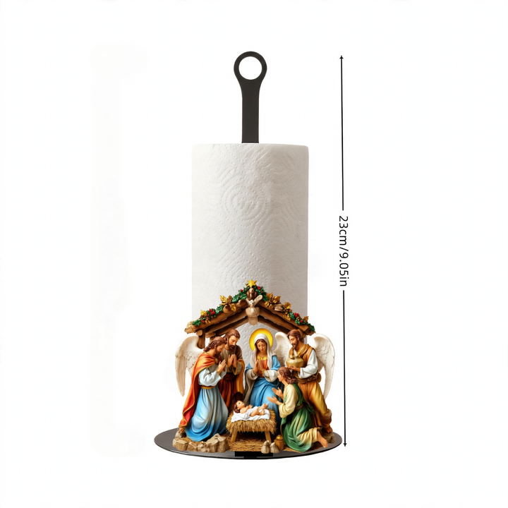 Christmas paper roll holder made of acrylic