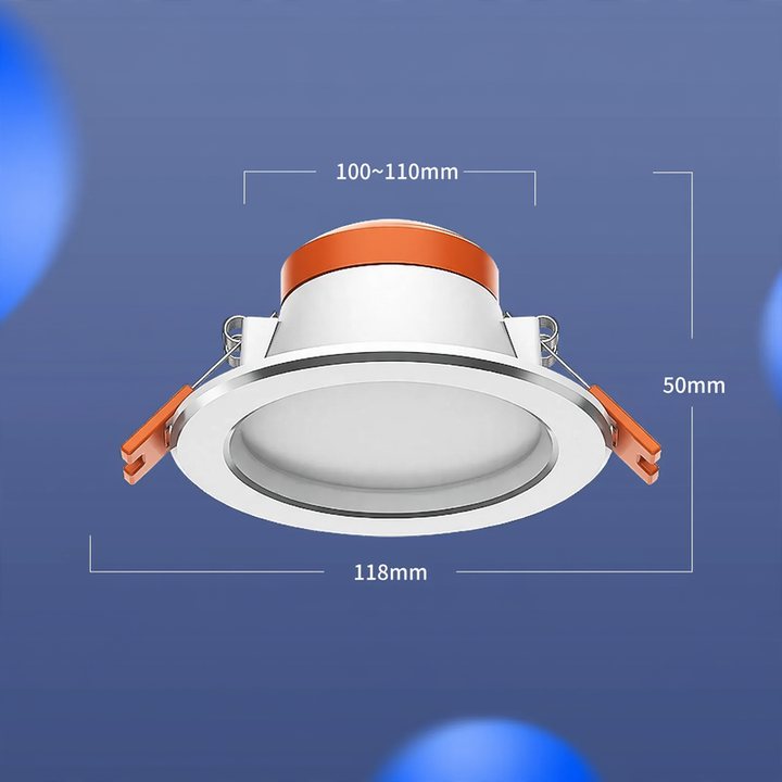 Recessed ceiling light LED, 75–90 mm