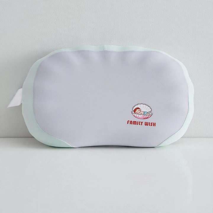 Memory foam pillows with ergonomic shape