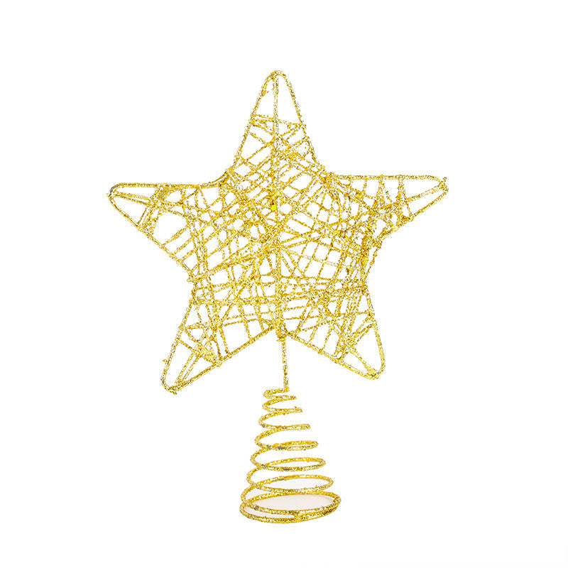 Christmas tree star made of iron art