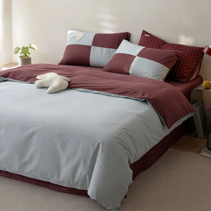 Cotton bedding set, 4-piece, autumn/winter, 100S