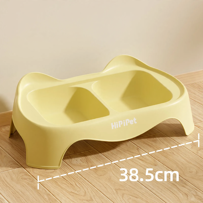 Double bowl for dogs and cats, non-slip