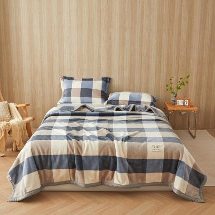 Fluffy coral fleece blanket for sofa and bed