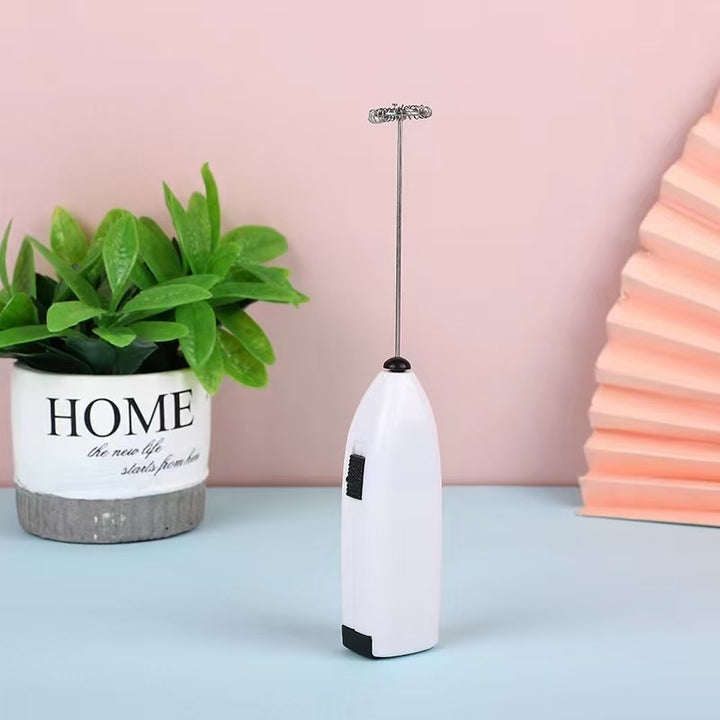 Electric milk frother, rechargeable