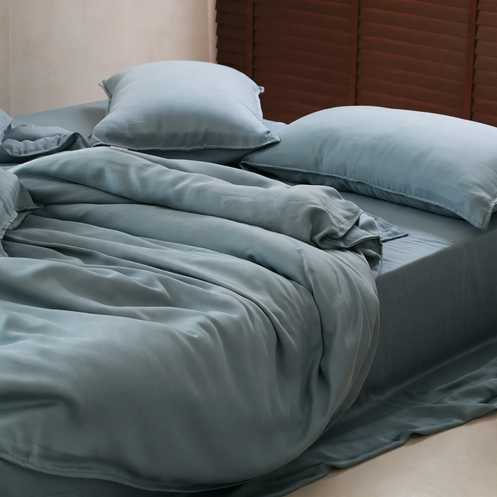 Lyocell bed linen set 4-piece, Japanese style