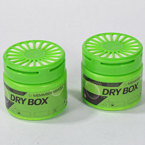 Calcium chloride dehumidification box for cabinets and shoe racks