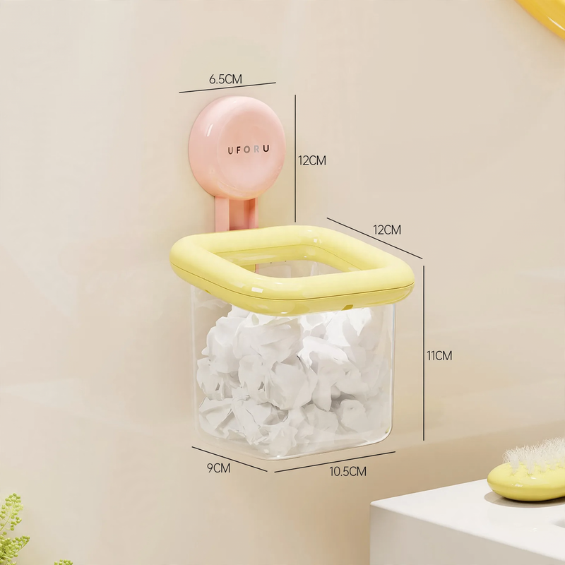 Wall shelf with suction cup for bathroom, model DD2452