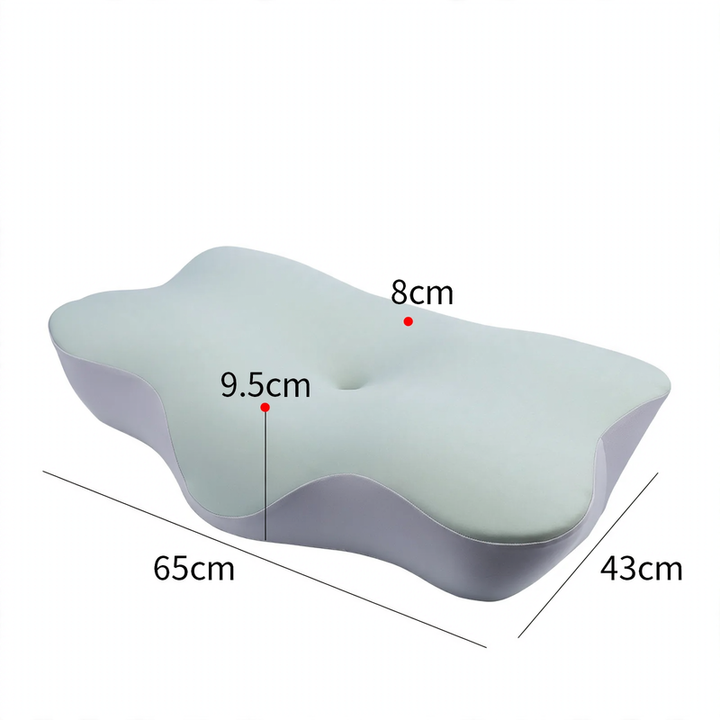 Ergonomic neck pillow made of memory foam