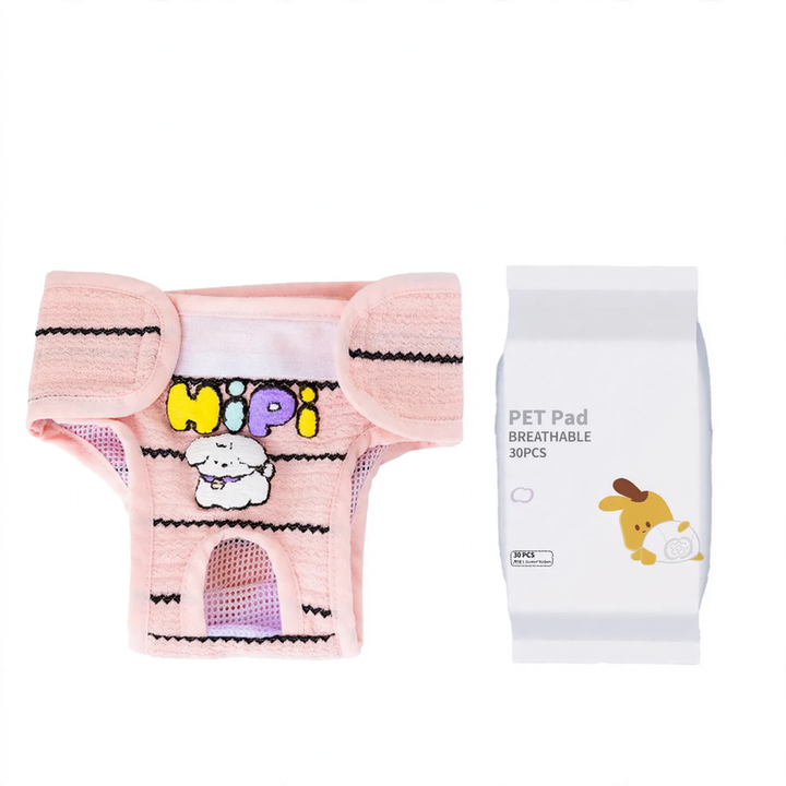 Washable hygiene diapers for female dogs